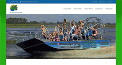 Desktop Screenshot of bigtohoairboatrides.com