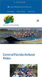 Mobile Screenshot of bigtohoairboatrides.com